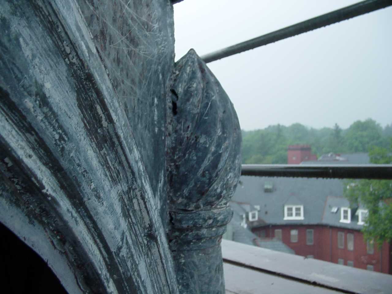 Surface cleaned with a high-pressure washer