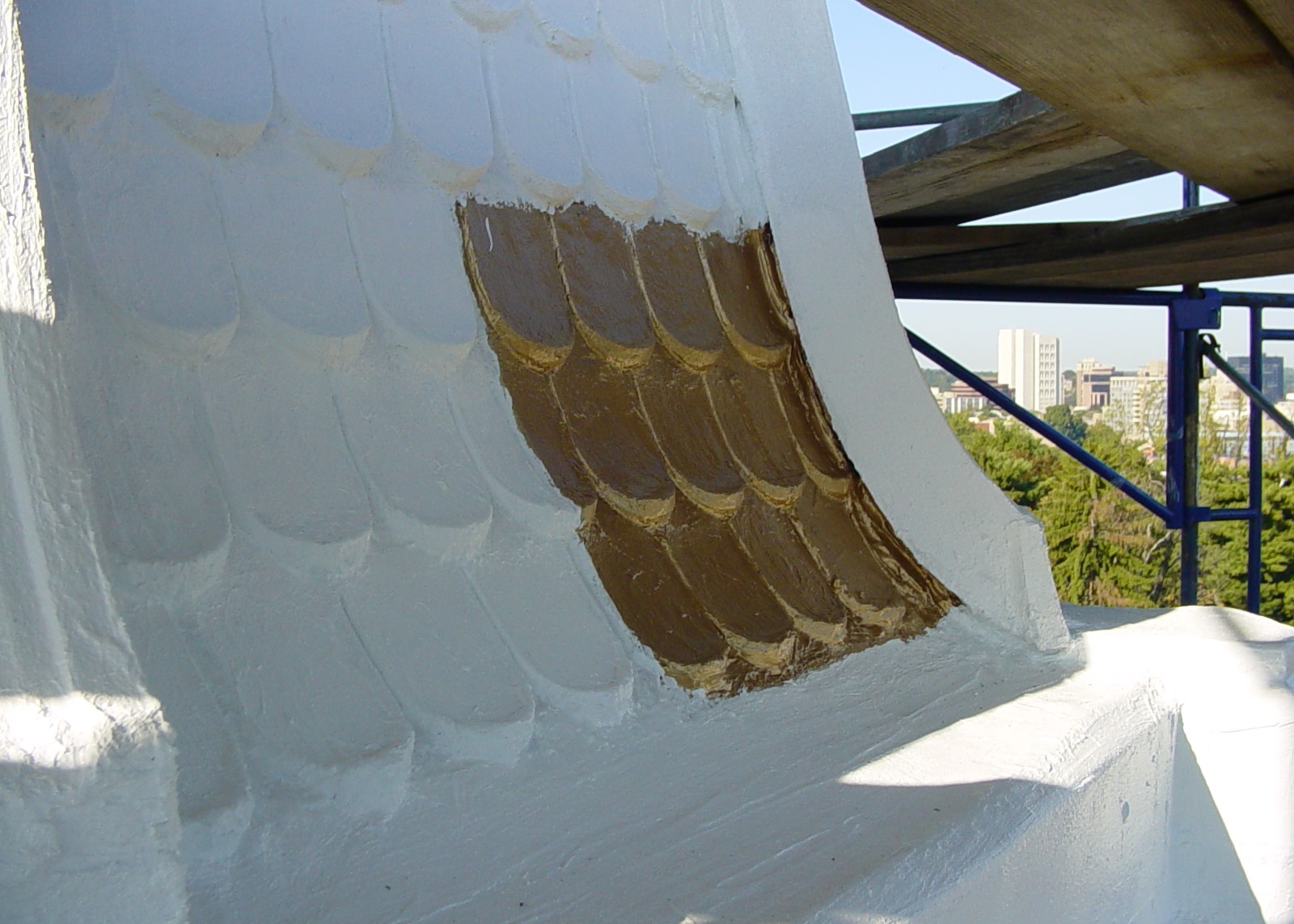 Painting the tower with RD-Elastometal